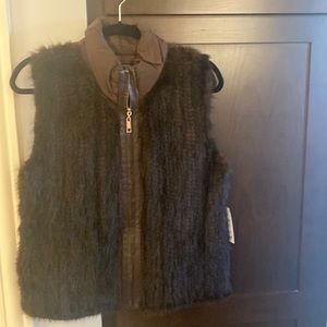 Etcetera Mink Vest
